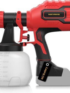 Paint Sprayer-Compatible with Milwaukee 18V Battery(Battery Not Included)
